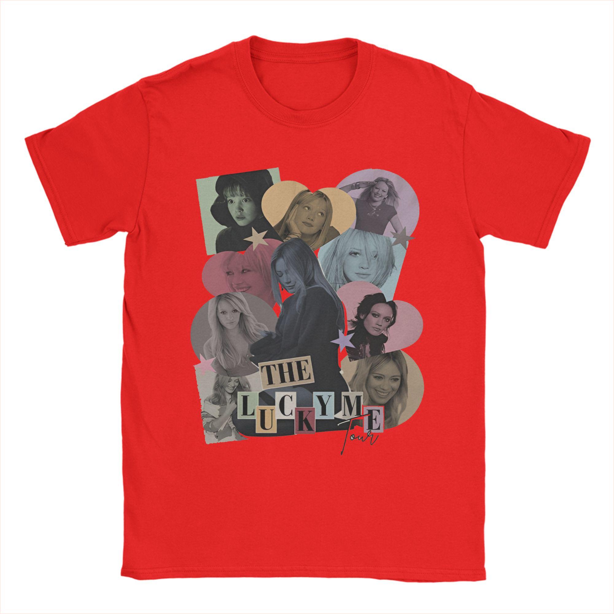 Men Women Hilary Duff Shirt Cotton Graphic Printed TShirt Clothing Outfits S