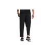 Adidas Knitted Sweatpants Men's Black Moderate Straight Fit Pants HN8961
