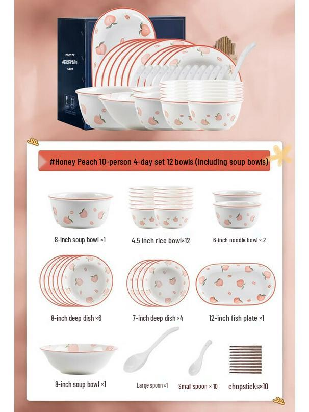 Mordernka 48-Piece Creamy Ceramic Dinnerware Set