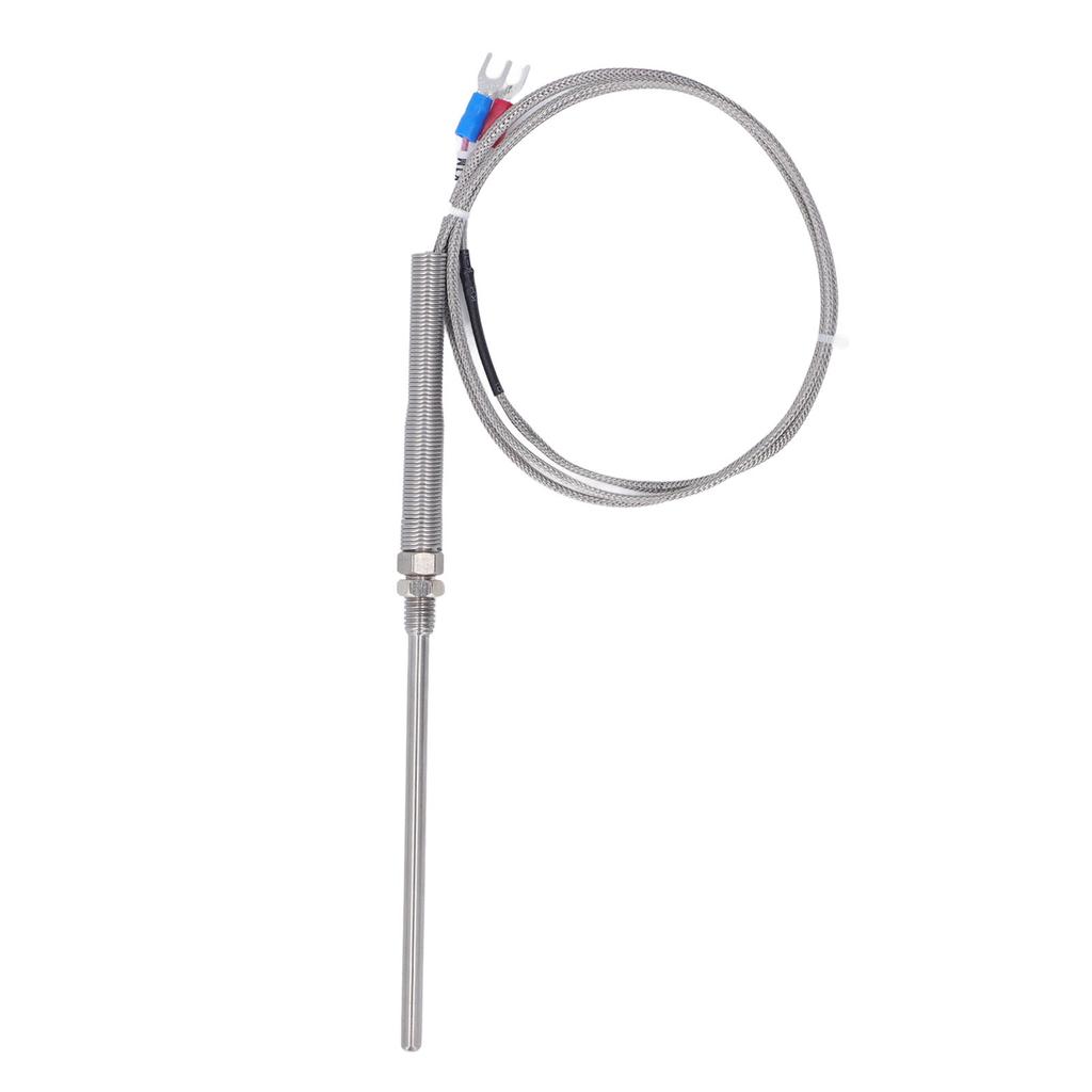 Sondă Termocuplu Tip K Senzor Temperatură Detector Ecartament Oțel Inoxidabil 304 Filet M8 1 metru