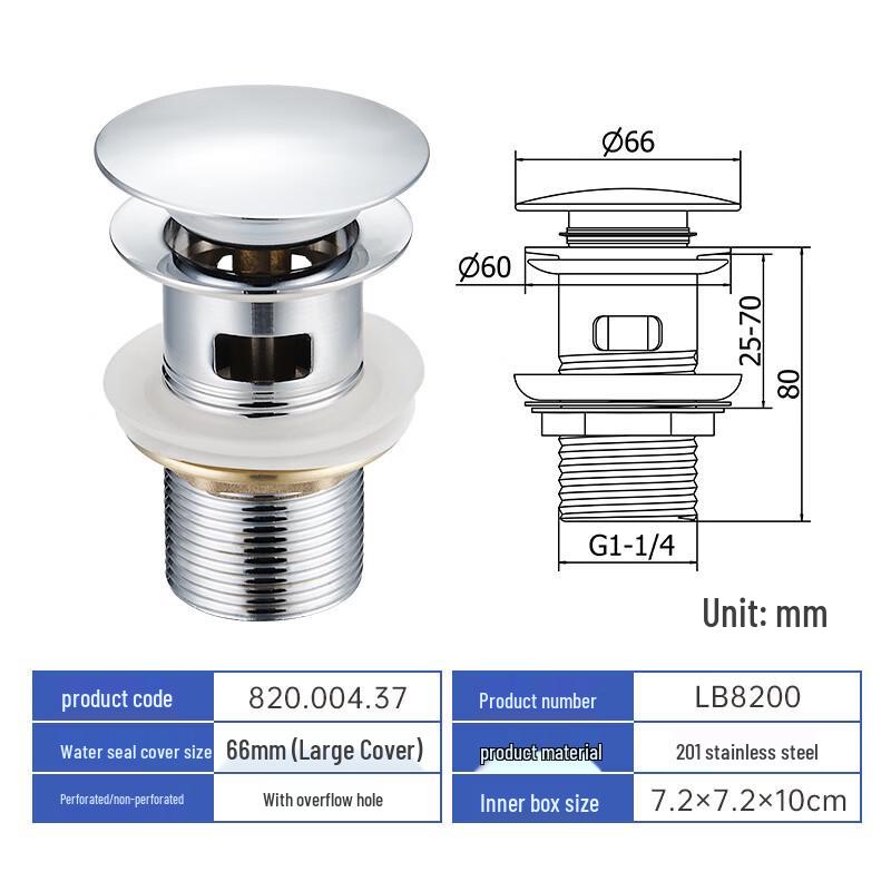 Lantuan Pop-Up Basin Drain Stopper