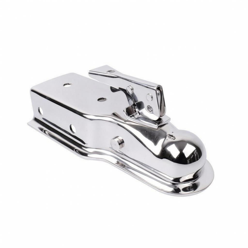 Trailer Coupler 316 Stainless Steel Locking Latch
