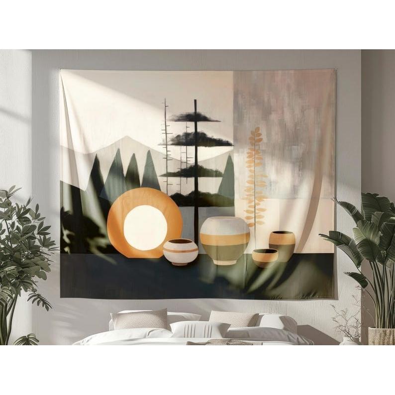 Nordic style tapestry 75x100 чёрный