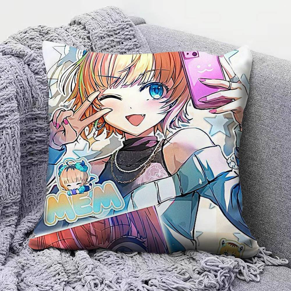 Ai Hoshino Oshi No Ko Anime Girl Pillow Covers Home Sofa Cushion Covers and Aecorative Custom
