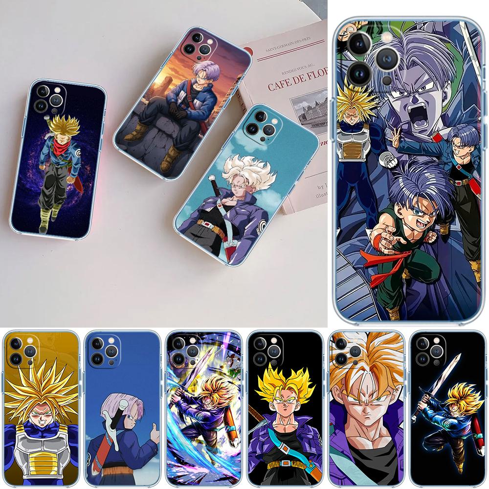 PP31 Dragon Ball Trunks Soft Shell Transparent Phone Case for Motorola Moto G7 G8 G9 G84 G85 G73 G24 G15 Z2 Play Power Plus
