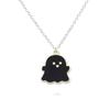 Trendy Black White Ghost Pendant Necklaces For Women Men Best Stylish Jewelry Friends Cute Style Lovely Ghost Pendant Necklaces StylishTrendy Pendant