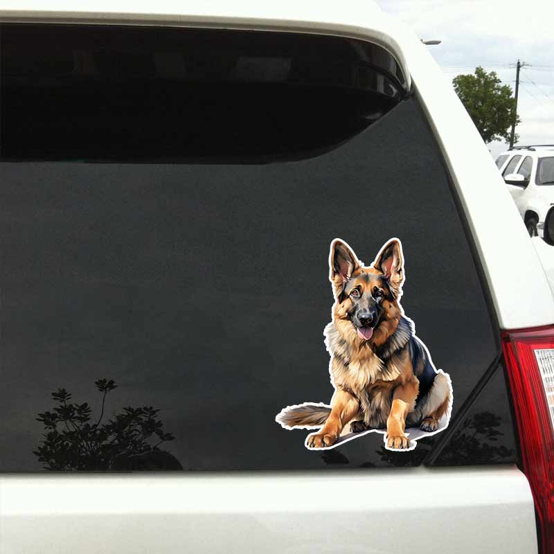 Alman Kurdu Araba Çıkartmaları Su Geçirmez Vinil Çıkartmalar Oto Gövde Cam Tampon Dekor Motosiklet Kask Çıkartmaları TM222