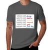 Newsies Speak Write Smile Laugh Fight Dream TShirt Casual Trendy Short Sleeve TShirt