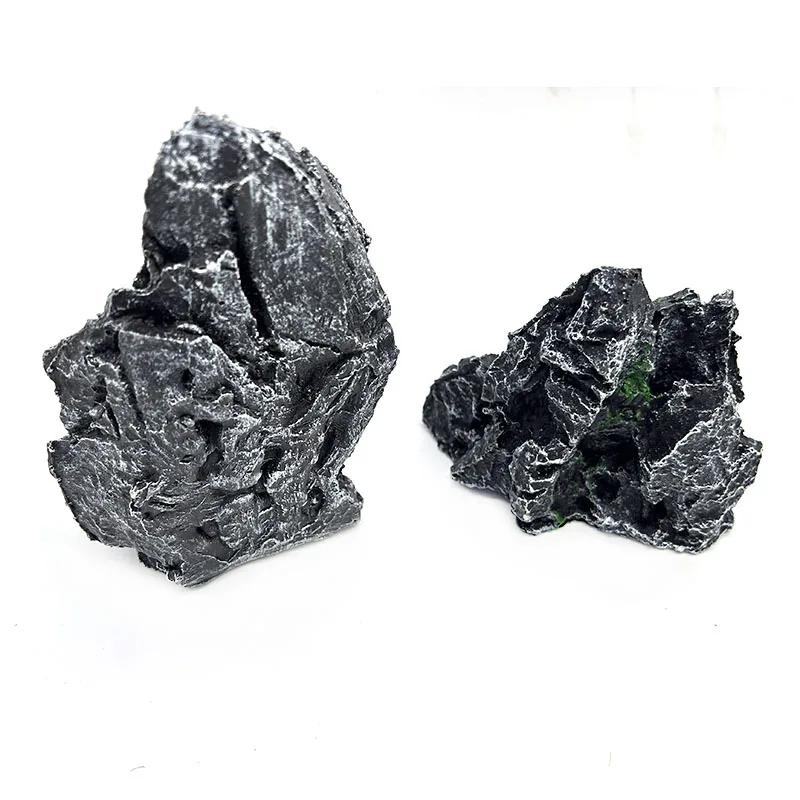 Simulated Stone Aquarium Decor Beautiful Stone Rockery Landscaping Fish Tank Resin Decoration Aquarium Accessories