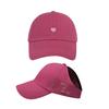 Simple Leisure Baseball Caps Versatile Love Embroidered Visor Hats Unisex  Streetwear Hats Outdoor Casual Duckbill Cap