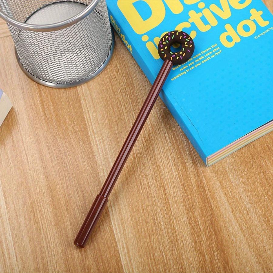 

Возвращение в школу, 10 шт. 0,5 мм канцелярских принадлежностей, гелевая ручка третьего поколения в форме пончика, мультяшная, милая, конфетного цвета, ручка на водной основе, офисная ручка для подписи кофейный