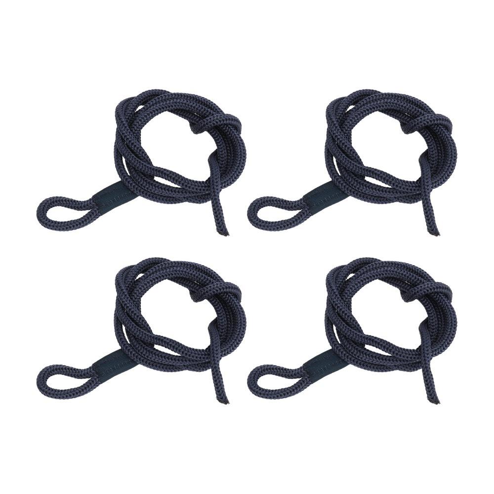 4PCS Durable 1.5m Long Dock Line High Strength Polyester Rope Marine Bumper Marine Use синий