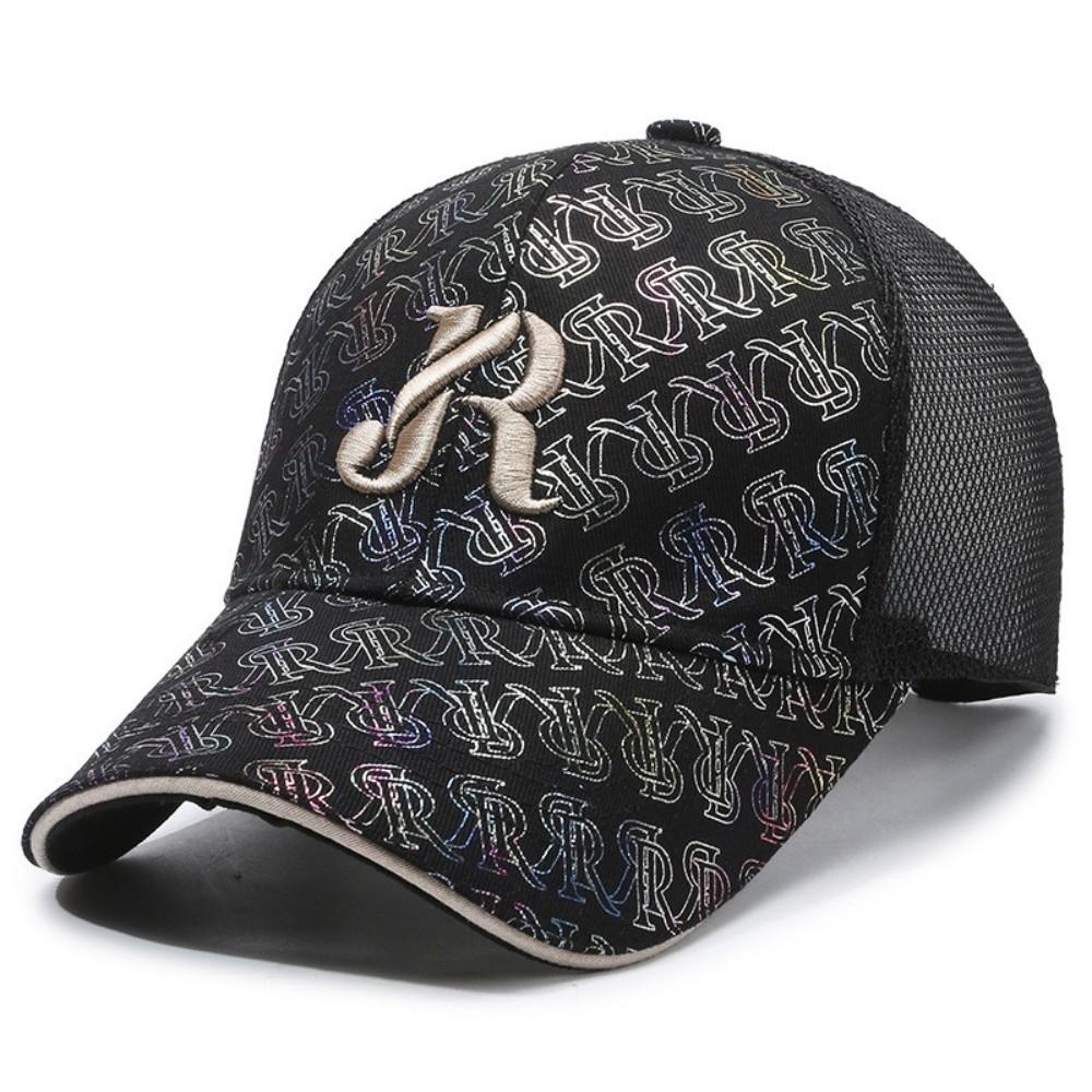 Wide Brim Mesh Baseball Cap Breathable Peaked Cap Unisex Sun Hat Summer