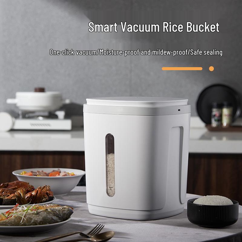 Vacuum-Sealed Insect & Moisture-Proof Rice Storage Bucket