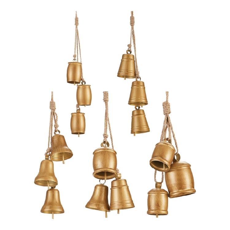 Festival Holiday Bell Metal Construction For Indoor Outdoor Decoration Christmas Accessory Party Essential