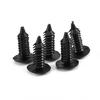 Universal 100x Black Nylon Rivet Fastener Bumper Retainer Plastic Clips for Car