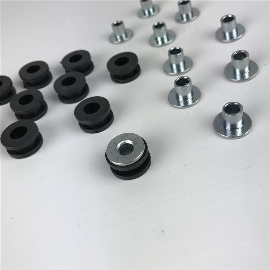 30Pcs Motorcycle Rubber Grommets Bolt For Honda Yamaha Suzuki Kawasaki Fairing