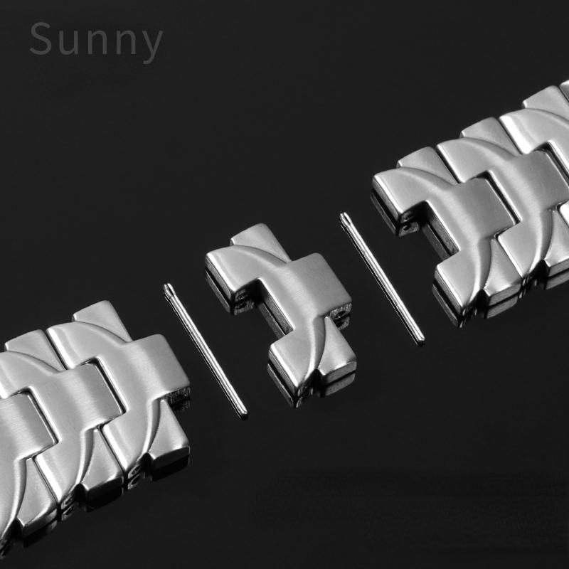 316L Stainless Steel Watch Strap for Panerai Pam441 Pam111 Pam01316 Men Steel Belt Arc Mouth Watchband Accessories 22mm 24mm