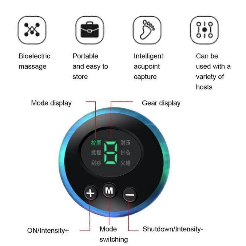 EMS masážní podložka na nohy Elektrická masážní podložka na nohy Stimulátor svalů nohou Masážní podložka