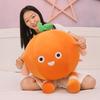 Orange Doll Plush Toy Happy Fruit Plush Pillow Soft Stuffed Food Plushie Kids Gift