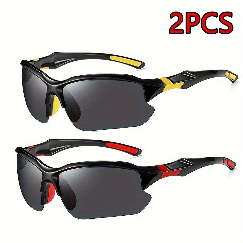 

2 шт. Велосипедные очки Мужские Уличные Повседневные Для Вождения Бега Рыбалки Квадратные Очки