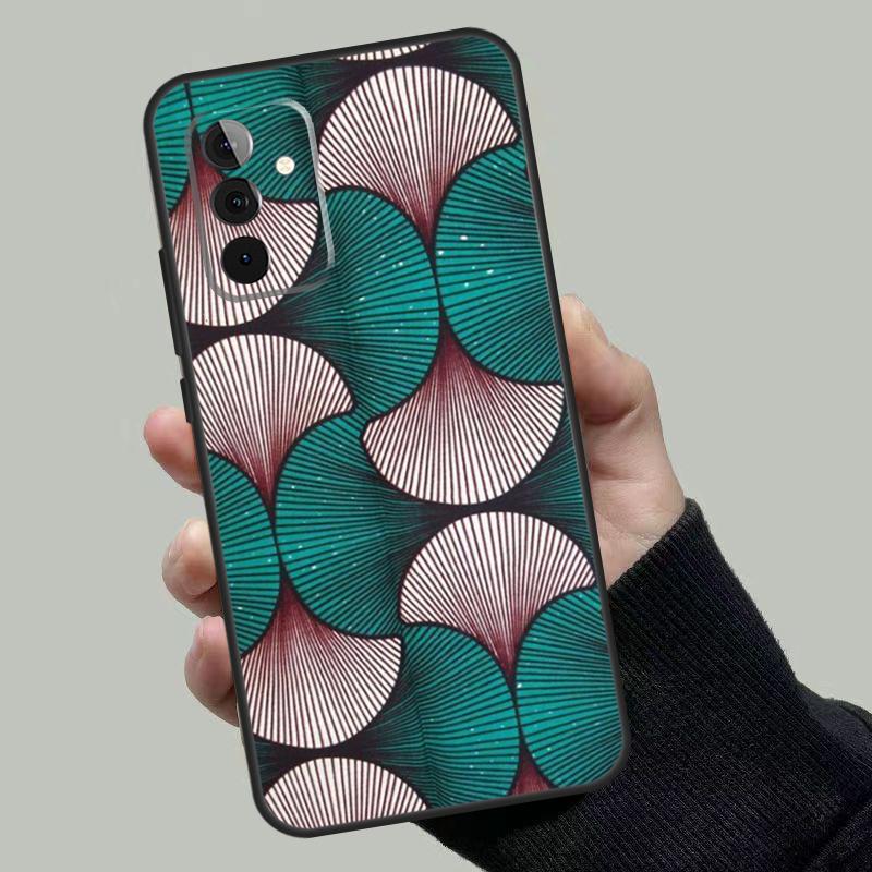 African Wax Print Case For Samsung Galaxy A53 A33 A23 A13 A52 A32 A22 A12 A51 A71 A14 A24 A34 A54 A52S Coque