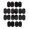 20PCS Black Tire Valve Stickers Plastic,resin Bike Air Nozzle Stickers  Bicycle Wheel Valve Area