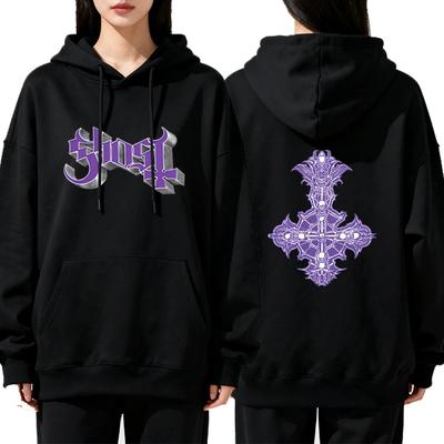 Damen Herren Gothic Grafik Bedruckter Hoodie Herbst Winter Lässig Mode Hip Hop Übergroß Langarm Fleece Pullover Sweatshirts