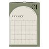 Einfacher Wandkalender fürs Büro, Tages- und Monatskalender, zum Aufhängen, großer Familienkalender, Wandplaner, Termintafel