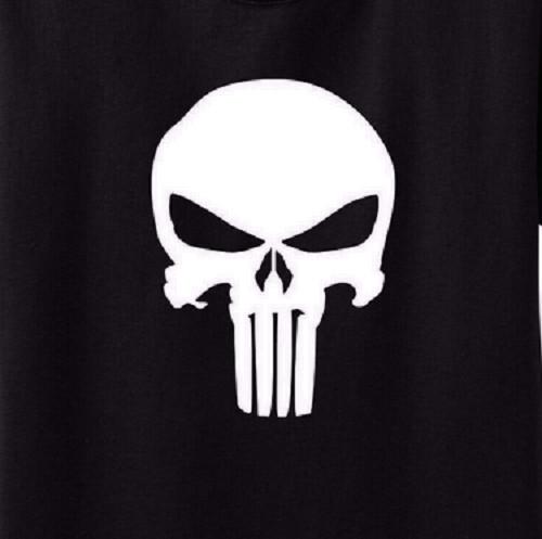 The Punisher Men039s and Women Black T-Shirt Unisex T-Shirt L