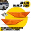 LED Side Marker Blinker Light Signal Amber Fit 2016- Honda Civic Sedan Coupe