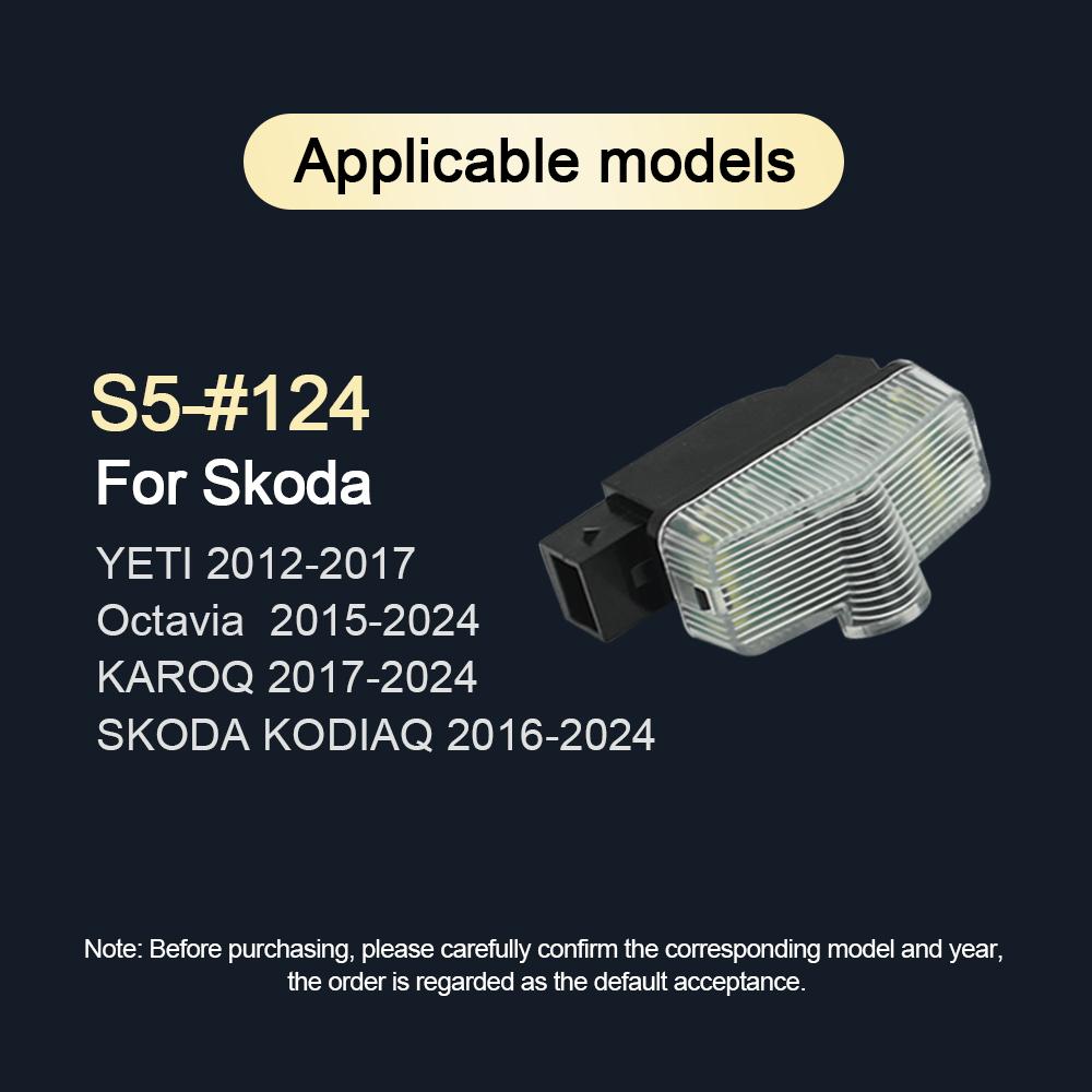 AAAJD1 LED Car Deur Light Logo Projector Lamps Voor For Skoda Octavia A7 2015 -2022 Kodiaq 2016-2021 karoq Yeti 2012-2017 Accessories