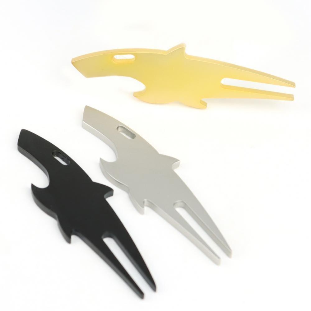 

Shark Shape Golf Divot Fork Bottle Opener Design Golf Ball Marker Golf Fork Golf Accessories