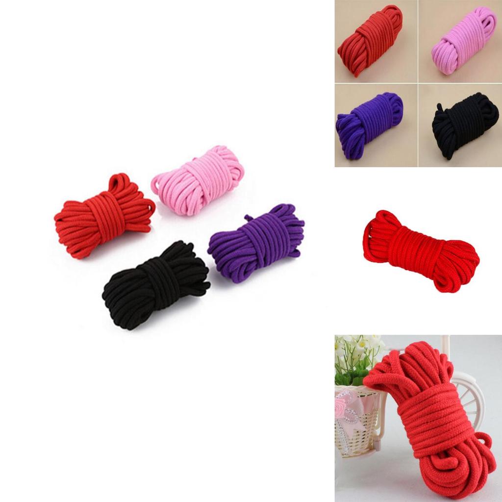 Sex Toy Corda Rossa Bondage Nylon Rope 5 Metri Sexyshop Fetish Bdsm Restraint