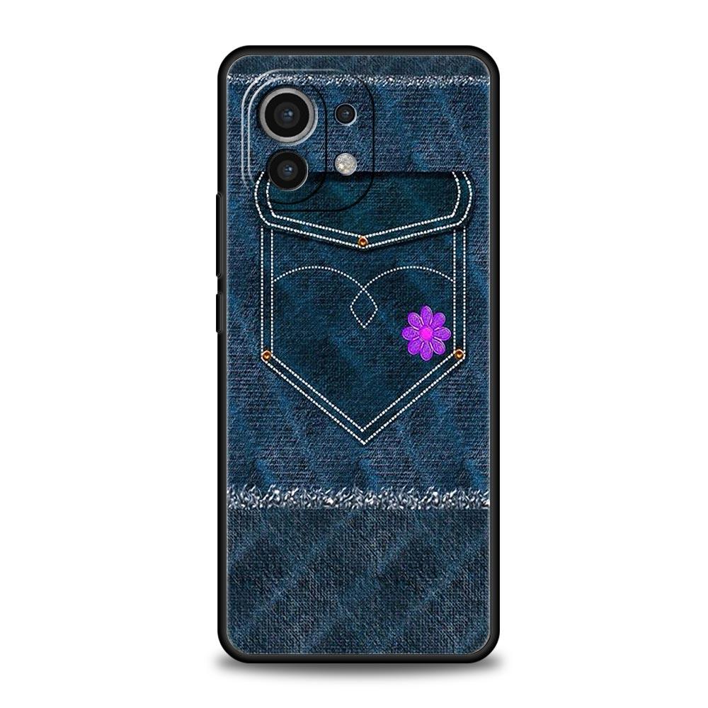 

Leather Cloth Pattern Phone Case Cover for Xiaomi Mi 17 15 14 13 12 11 Ultra 15T 14T 13T 12T 11T Pro Lite 5G Soft TPU Shell Bags 17 Pro Max