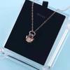Cross Accessories Little Angel Necklace - 'I Love You' Projection in 100 Languages, Clavicle Chain, Valentine's Day, European & American Style.