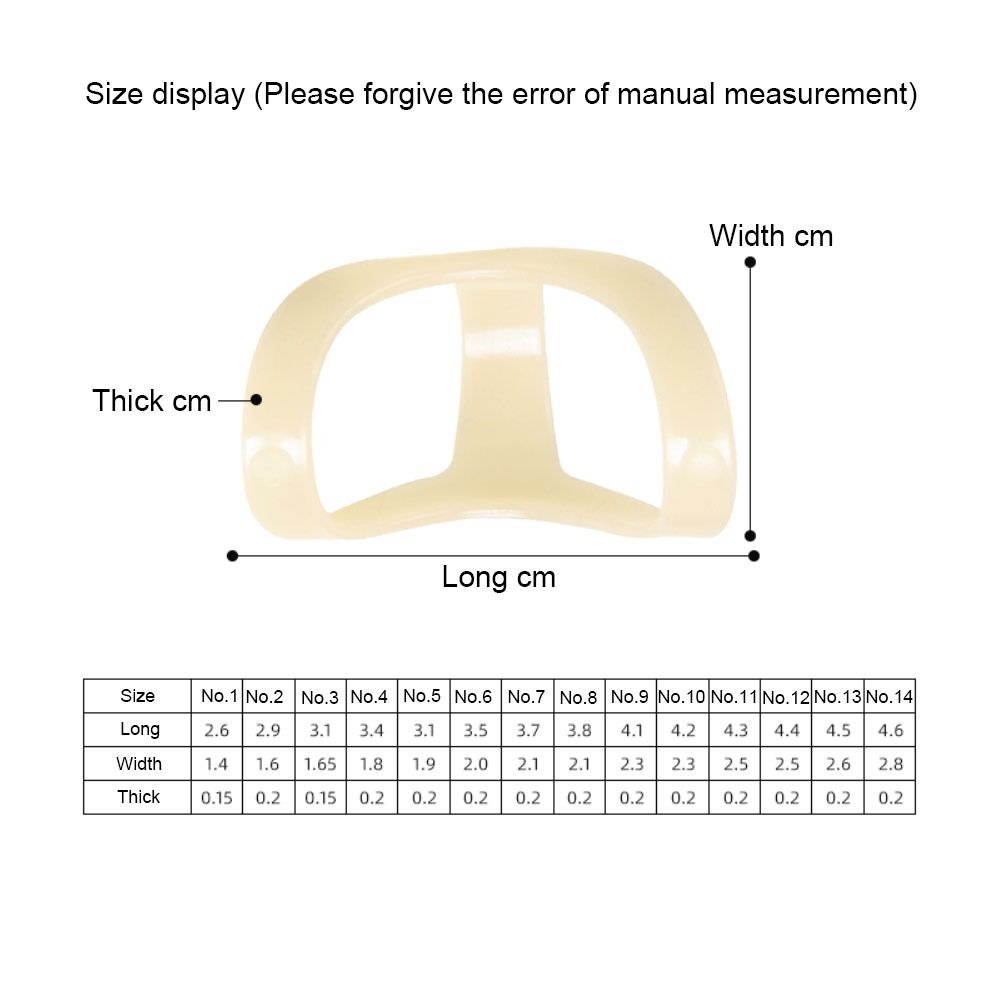Waterproof Oval Finger Splint Finger Cuff Finger Joint Stabilizer Reduce Soreness