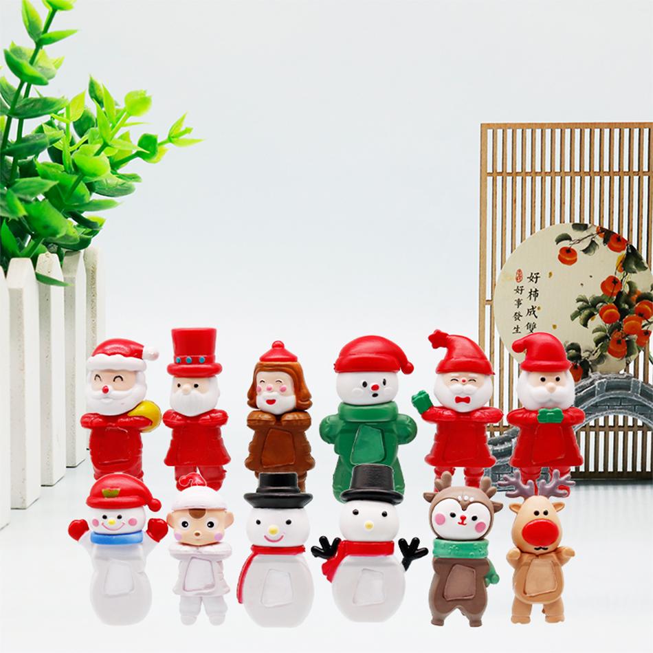 New Angel Christmas Party Series Blind Box Snowman Santa Claus Car Phone Accessories Children's Toys Christmas Birthday Gifts