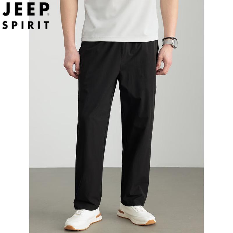 JEEP SPIRIT Men's Straight-Leg Casual Outdoor Pants