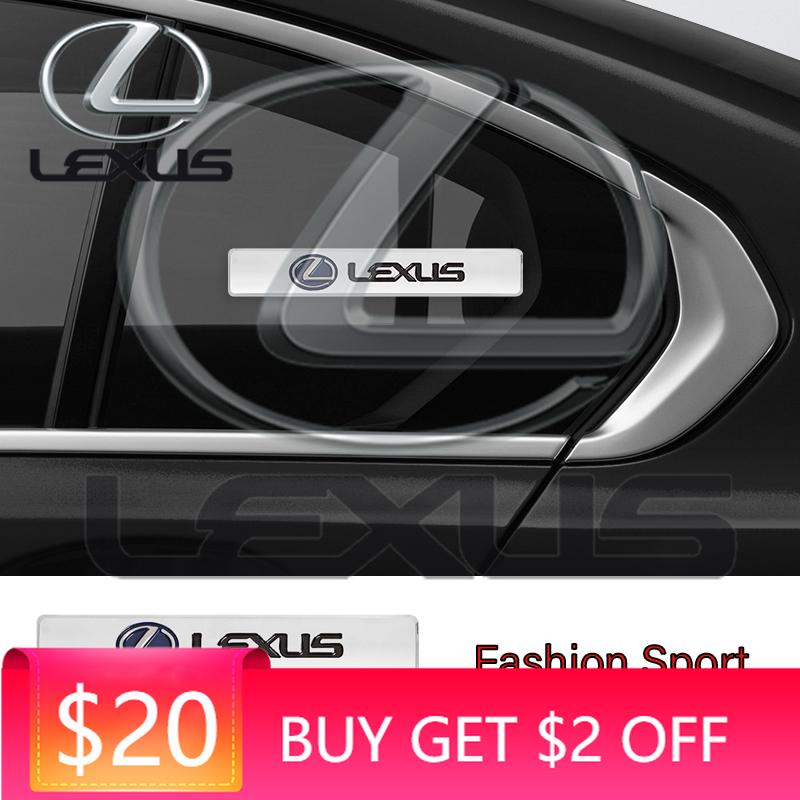 Emblems 3D Metal Car Emblem Badges Sticker Car Decal For Lexus RX330 IS250 Ct200h ES300h NX Car Styling Accessories Fender Windo WN2