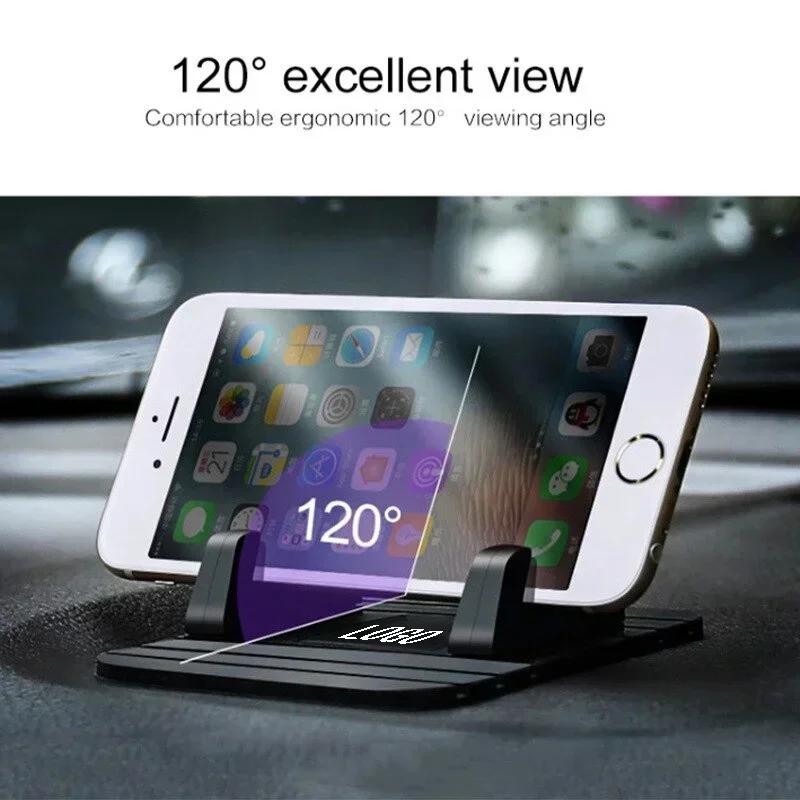 For Alfa Romeo Giulia Stelvio Giulietta 156 159 Mito Tonale Silicone Car Phone Holder Phone Anti-slip Mount Stand GPS Bracket