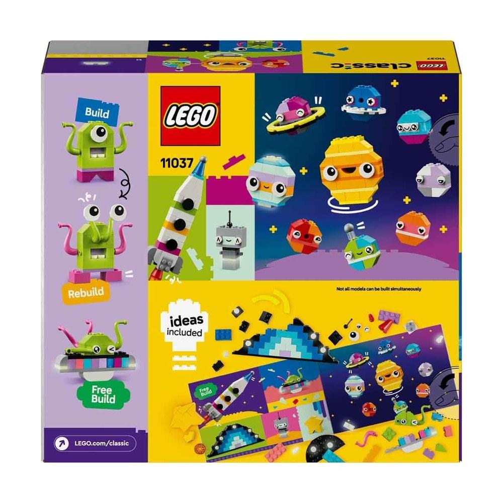 LEGO Classic Build the Stars Toy Set 11037 Space Theme Blocks for Learning Kids Birthday Gift Ages 5-8 Boys and Girls