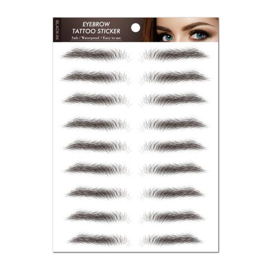 Modèle de sourcil jetable, règle autocollante, autocollant de tatouage, outils de maquillage, fournitures de Microblading