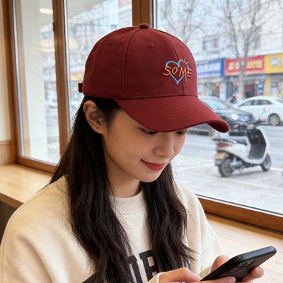 Peaked Cap Female Trend Brand Embroidered Alphabet Baseball Cap Male Japanese Sun Hat