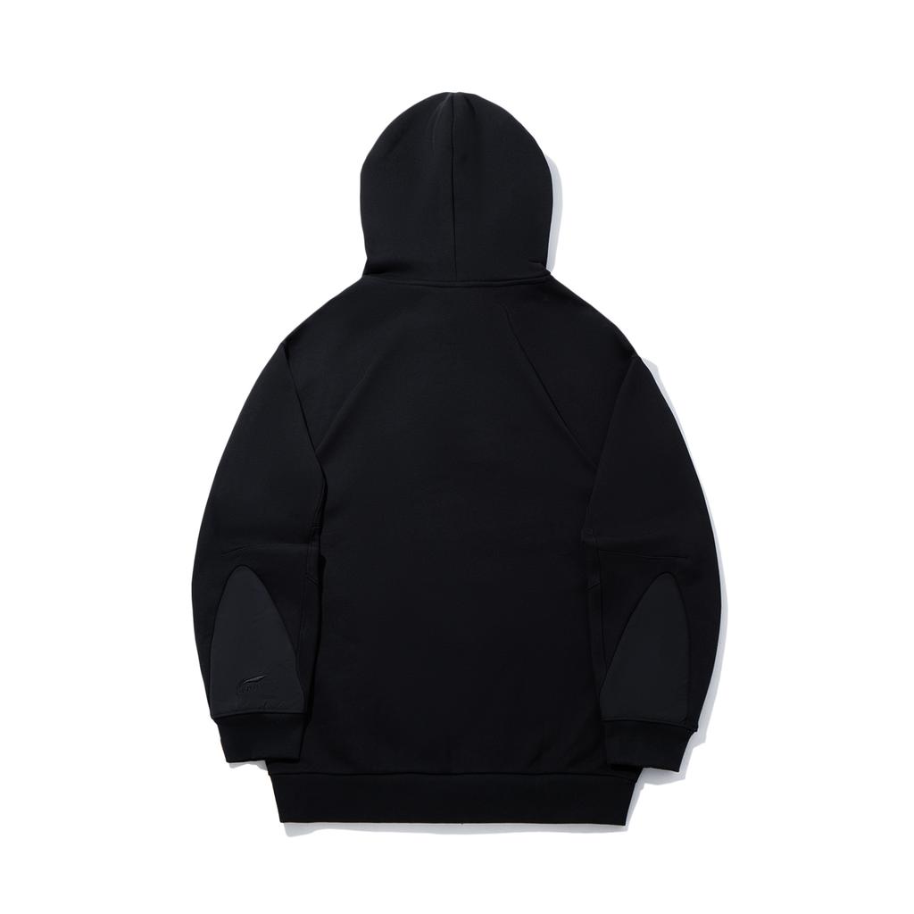Li Ning Sweatshirts Unisex Black Hooded Moderate Regular AWDW233-3