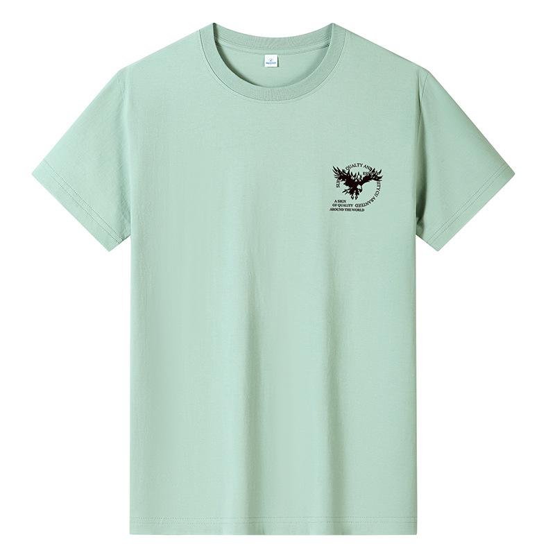 Large Size Pure Cotton Men T-shirt Short-sleeved Boys Tee KTB