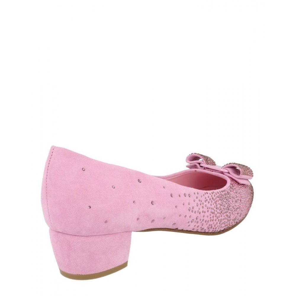 Salvatore Ferragamo Vara Crystal Embellished Pumps Lilac