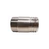 304 Stainless Steel Barb Connector Pipe Fitting, Straight Threaded Hose Coupler, Multi-Spec Threaded Port.