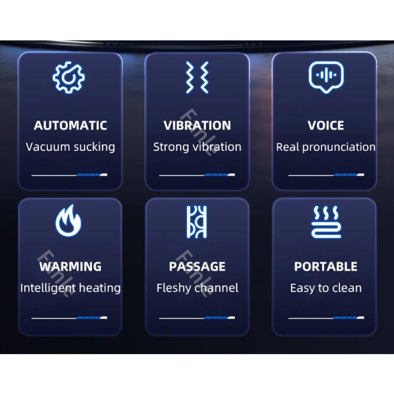 Automatic Sucking Sex Toy Male Masturbator Cup Vibration Blowjob Machine Heating Masturbation Adult for Men Masturbate Supplies