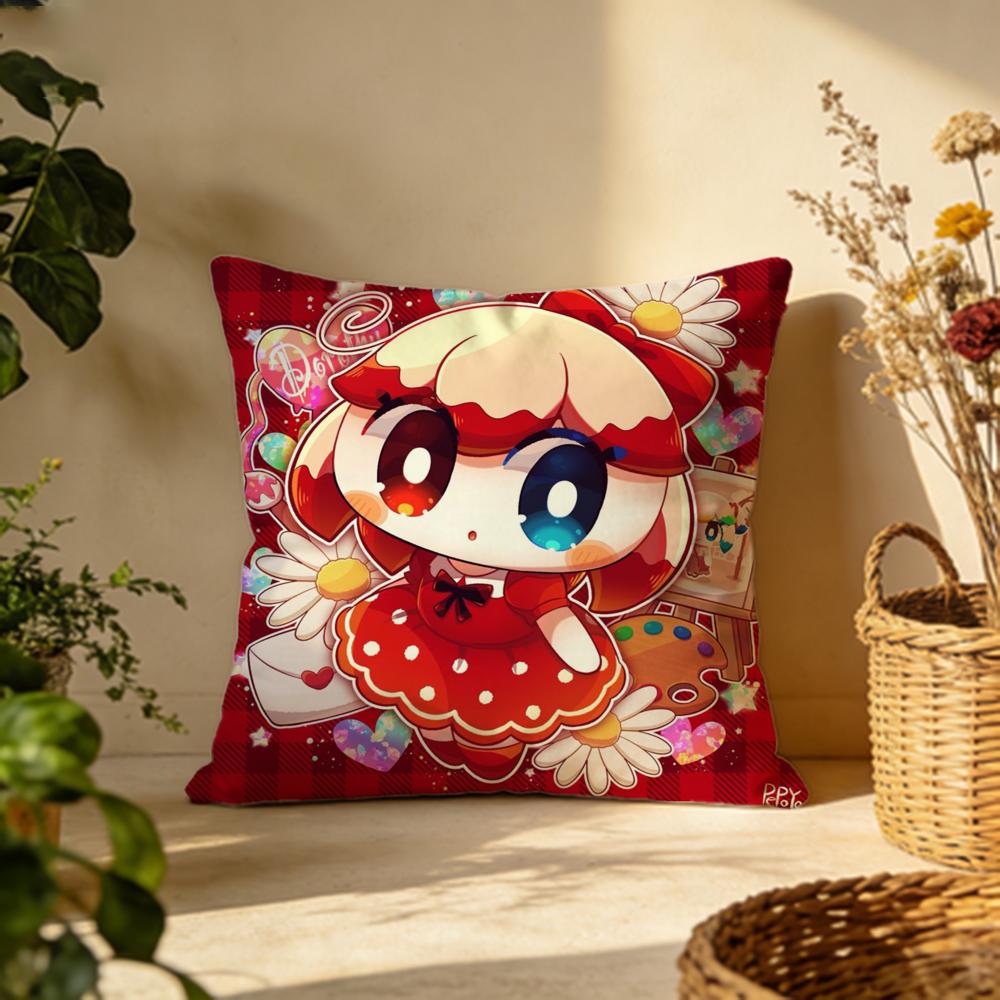 Trendy PPepoyoable Cushion Cover Versatile DoubleSided Pillow Case Fit for Sofa Bed Car Daily Decor